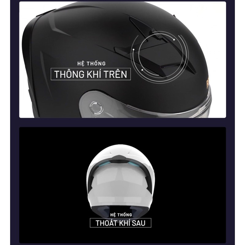 [TẶNG PINLOCK - ĐỦ MÀU - ĐỦ SIZE] Mũ bảo hiểm Fullface ROC 01 R01 R1 chính hãng bảo hành 24 tháng giá rẻ