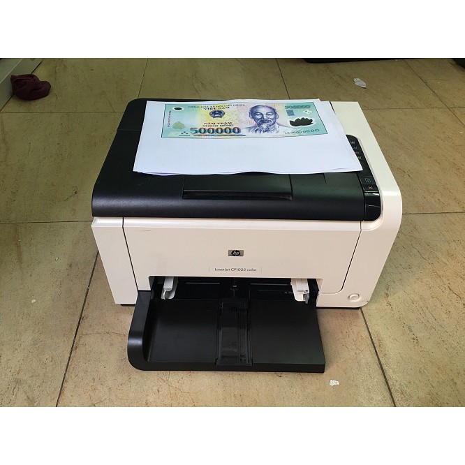 Máy in laser màu HP CP1025/1025 đã qua sử dụng - lắp sẵn bộ mực 4 màu mới