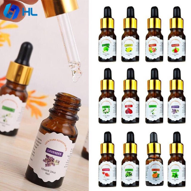 Tinh dầu thơm 10ml dùng cho spa, máy xông tinh dầu...