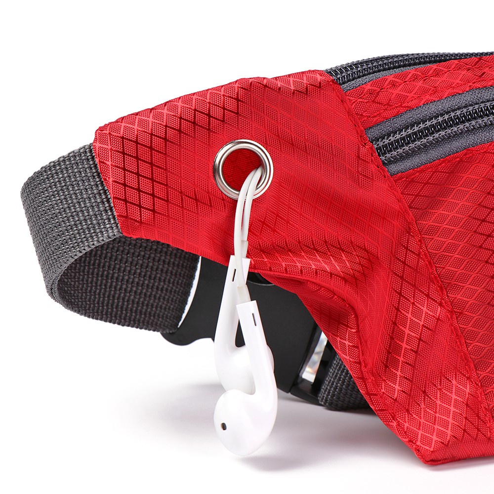 Túi đeo thắt lưng vải canvas nhiều ngăn chống nước thời trang thể thao thường ngày cho nam nữ