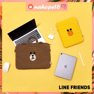 [LINE FRIENDS] Túi đựng laptop 10 inch (nâu & Sa thumbnail