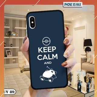 Ốp iPhone XS Max - lưng nhám viền dẻo ngộ nghĩnh