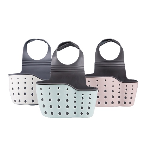 Giỏ nhựa mini treo vòi nước thông minh tiện lợi (loại dày 2 lớp) No.101188