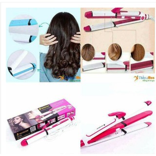 Máy Làm Tóc(SHINON) 4IN1 – UỐN, DUỖI, BẤM GÃY (DUỖI PHỒNG)