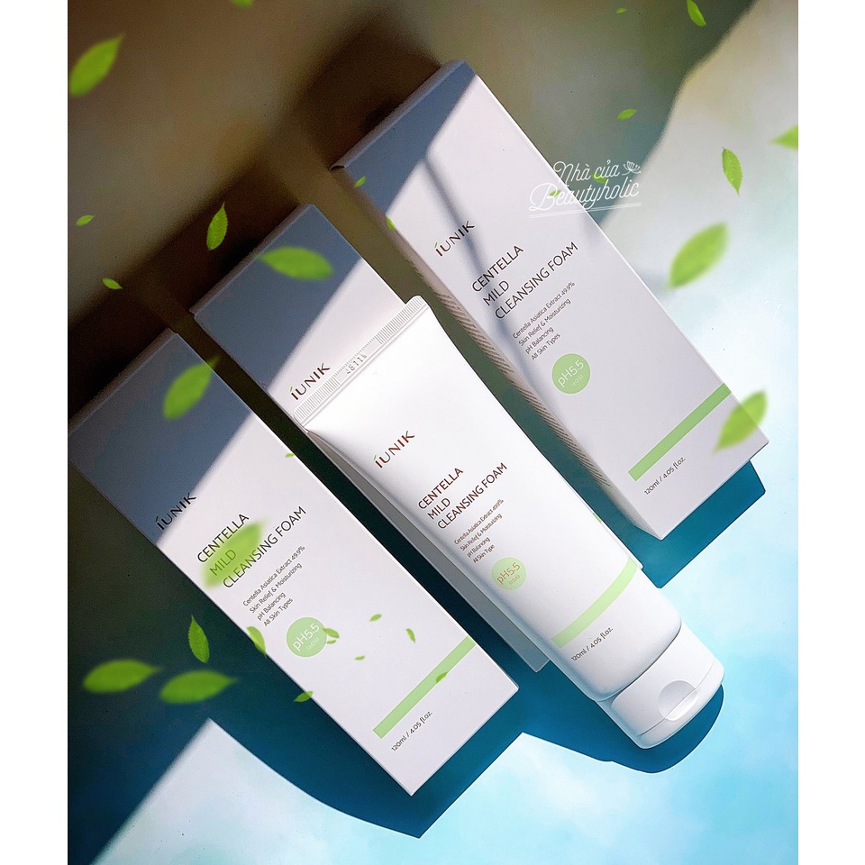 Sữa rửa mặt IUNIK CENTELLA MILD CLEANSING FOAM