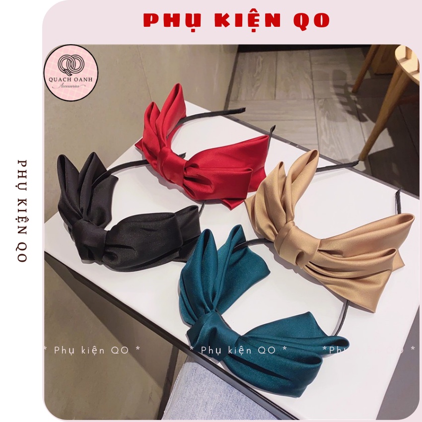 Cài tóc nơ công chúa chất liệu Chiffon phong cách Hàn Quốc - BOM06