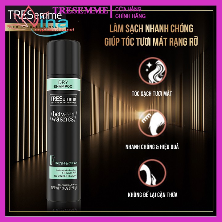 Dầu Gội Khô TRESemme Dry Shampoo Fresh &amp; Clean 141gr