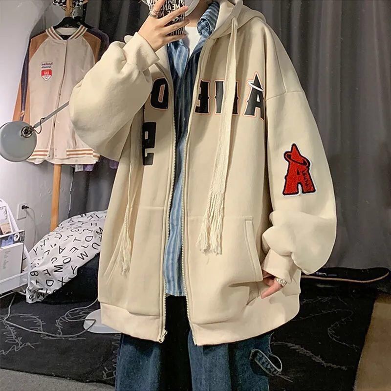 Áo Khoác Hoodie Nỉ nam nữ form rộng có dây kéo ,khóa kéo