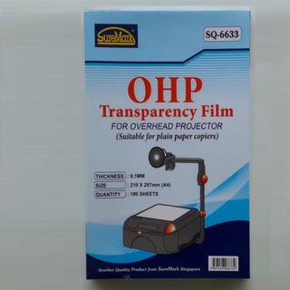 Film chiếu a4 suremark sq-6633 ohp transparency film / phim chiếu a4 suremark sq-6633