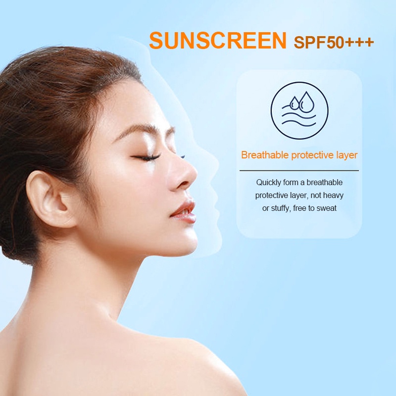 Kem Chống Nắng 60ml SPF50+ PA+ Hỗ Trợ Chống Nắng Bảo Vệ Da