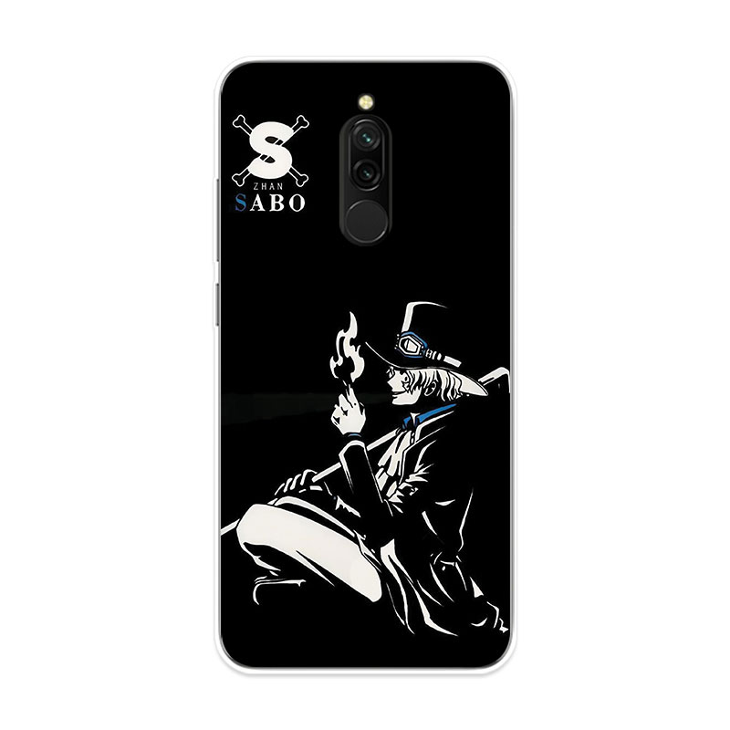 Ốp Lưng Xiaomi Redmi 8 8A Note 8 Pro TPU mềm Case One Piece Black