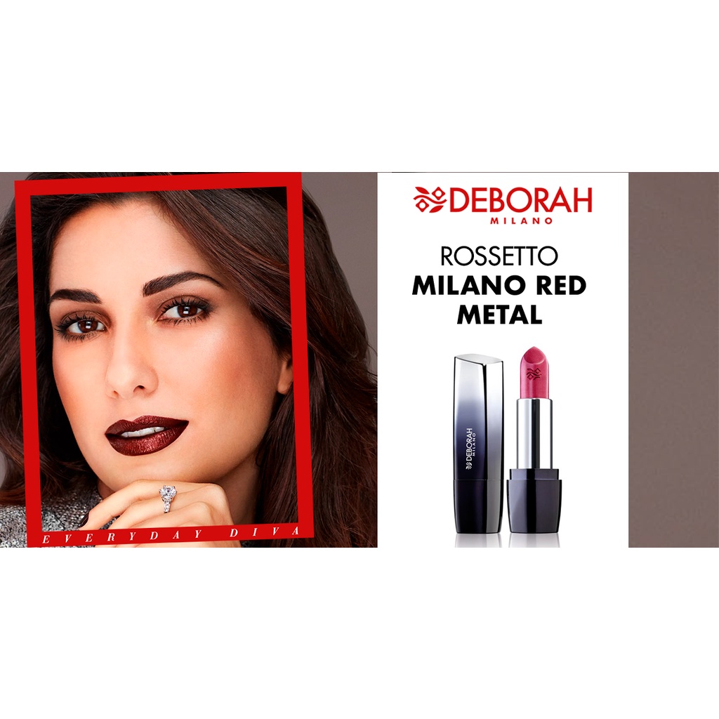 Son Thỏi Dưỡng Ẩm Lâu Trôi Deborah Milano Red Long Lasting - Chính Hãng Ginabeauty PP | BigBuy360 - bigbuy360.vn