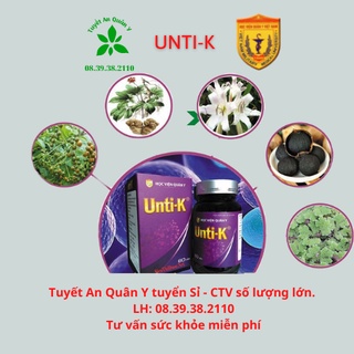 Unti k học viện quân y - hỗ trợ người bệnh ung thư