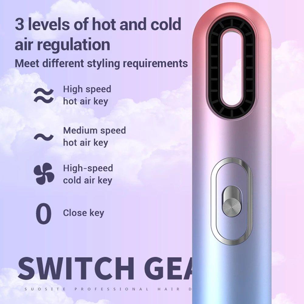 ROSE Máy Sấy Tóc Kích Thước Nhỏ Gọn Một Bước