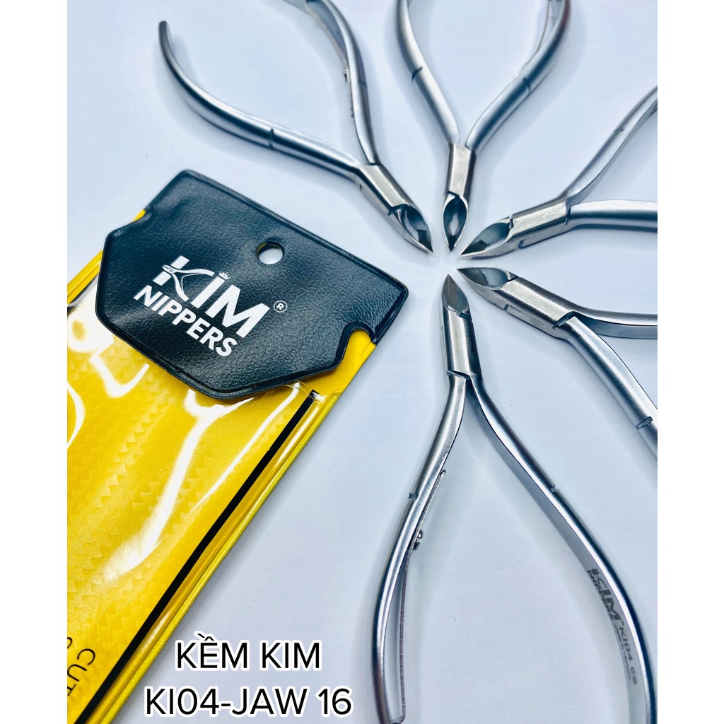 Kềm Kim cắt da , nhặt da inox KI04 cao cấp - Sushi nail mi