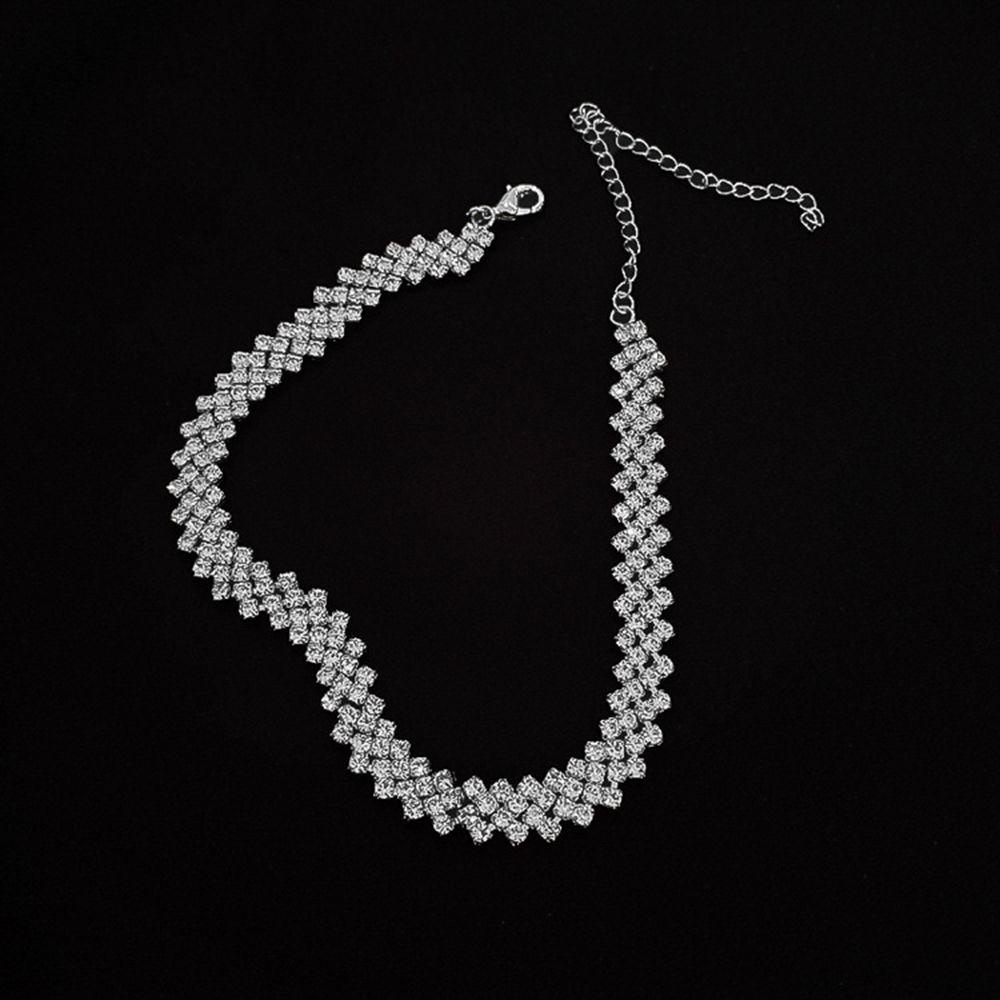 Dây Chuyền Đính Đá Lấp Lánh Xinh Xắn Dành Cho Nữ|Vòng Cổ Choker Thời Trang Cá Tính Cho Nữ