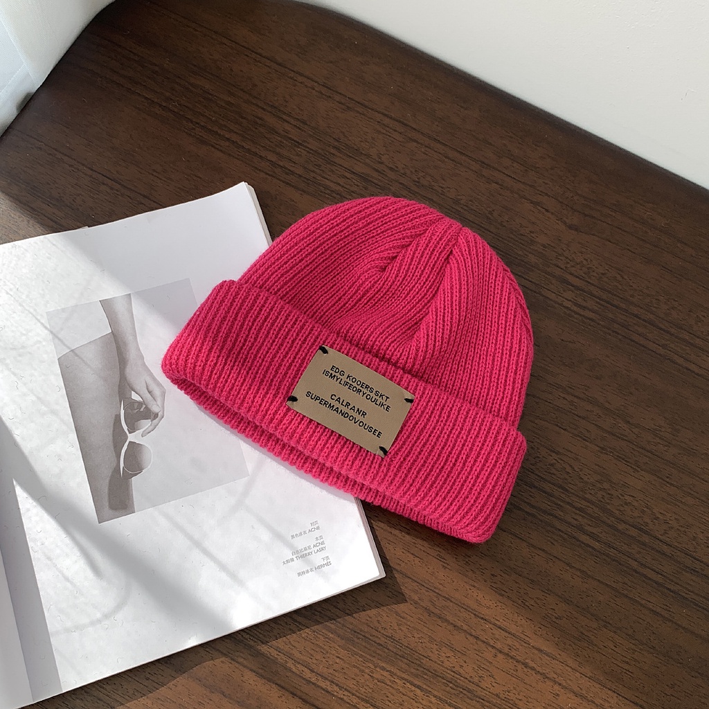 Nón len giữ ấm bảo vệ tai phong cách Hàn Quốc dành cho nam nữ