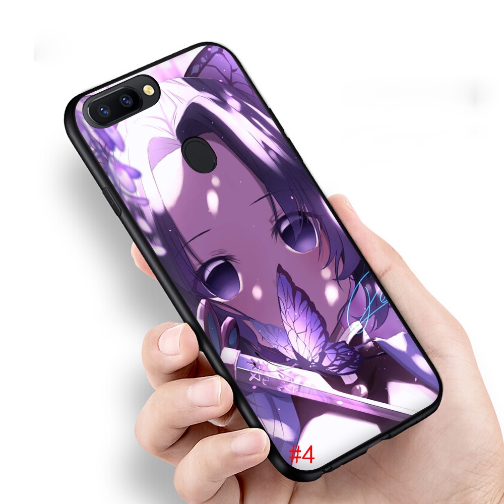 Ốp điện thoại dẻo họa tiết hoạt hình Kimetsu no Yaiba Shinobu cho OPPO F5 F7 F9 F11 F17 PRO A73 2017 A7X A9 2019 FIND X3 LITE LN60