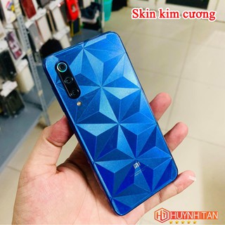 Dán mặt lưng vân KIM CƯƠNG cho các dòng Xiaomi