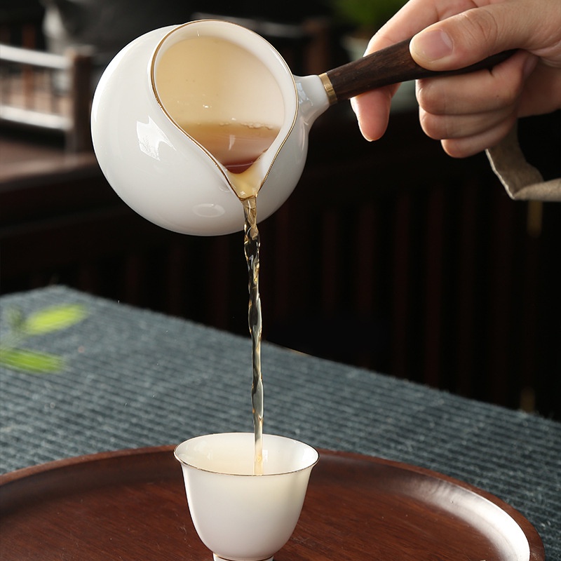 Tống Chuyên Trà Bằng Sứ Trắng Bạch Định Cảnh Đức Trấn