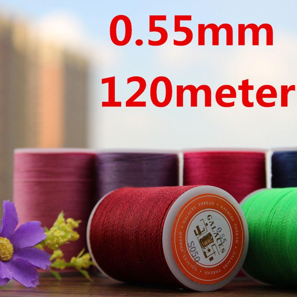 Cuộn Chỉ Sáp 120M 0.55mm Làm Đồ Da Thủ Công