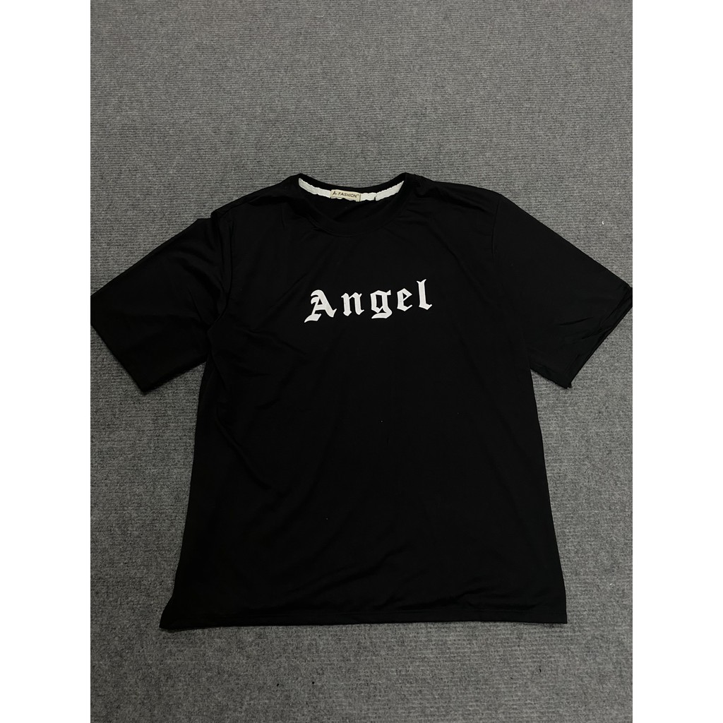 Áo Thun Tay Lỡ Unisex - Áo Thun Nam Nữ Form Rộng ANGEL Siêu Hot - LP.STORE