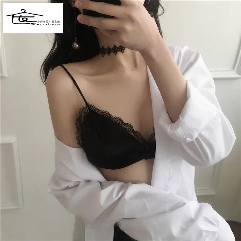 Áo Lót Nâng Ngực Không Gọng Phối Ren Hở Lưng Gợi Cảm Hàng Bán Chạy Dành Cho Bạn Nữ