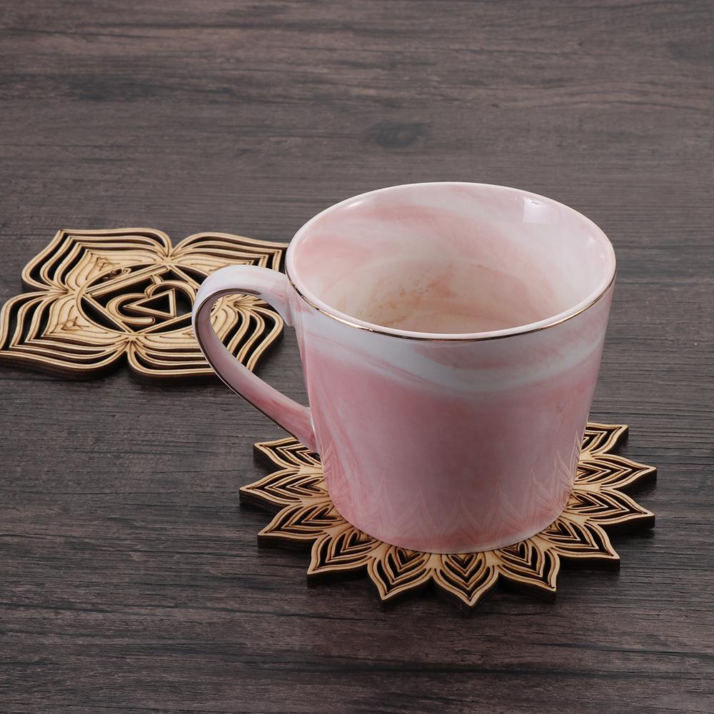 LANSEL Set 8 Tấm Gỗ Treo Tường Trang Trí Hình Hoa / Xe Hơi Độc Đáo