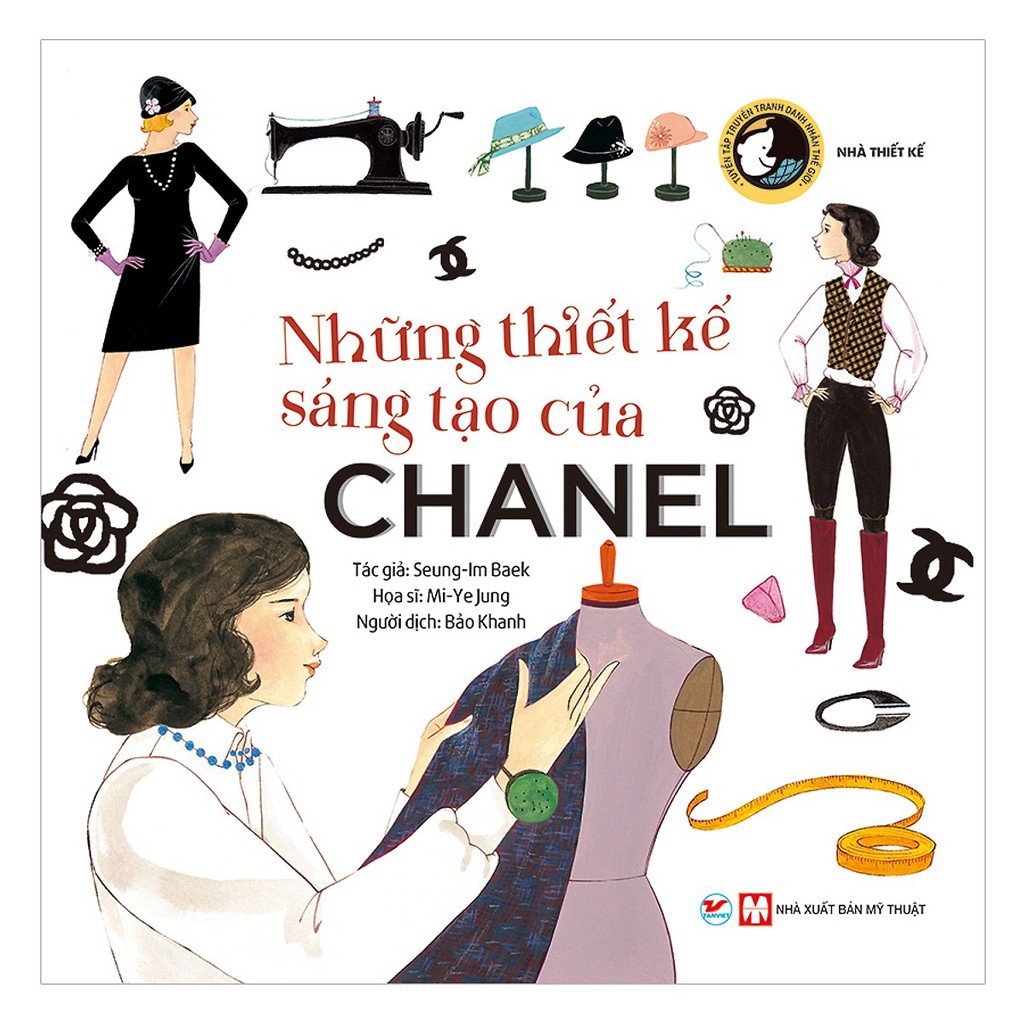 Sách - Những Thiết Kế Sáng Tạo Của Chanel - Tuyển Tập Truyện Tranh Danh Nhân Thế Giới