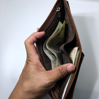 Ví, bóp ngang nam da thật