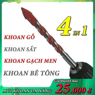 MŨI KHOAN ĐA NĂNG 4 TRONG 1