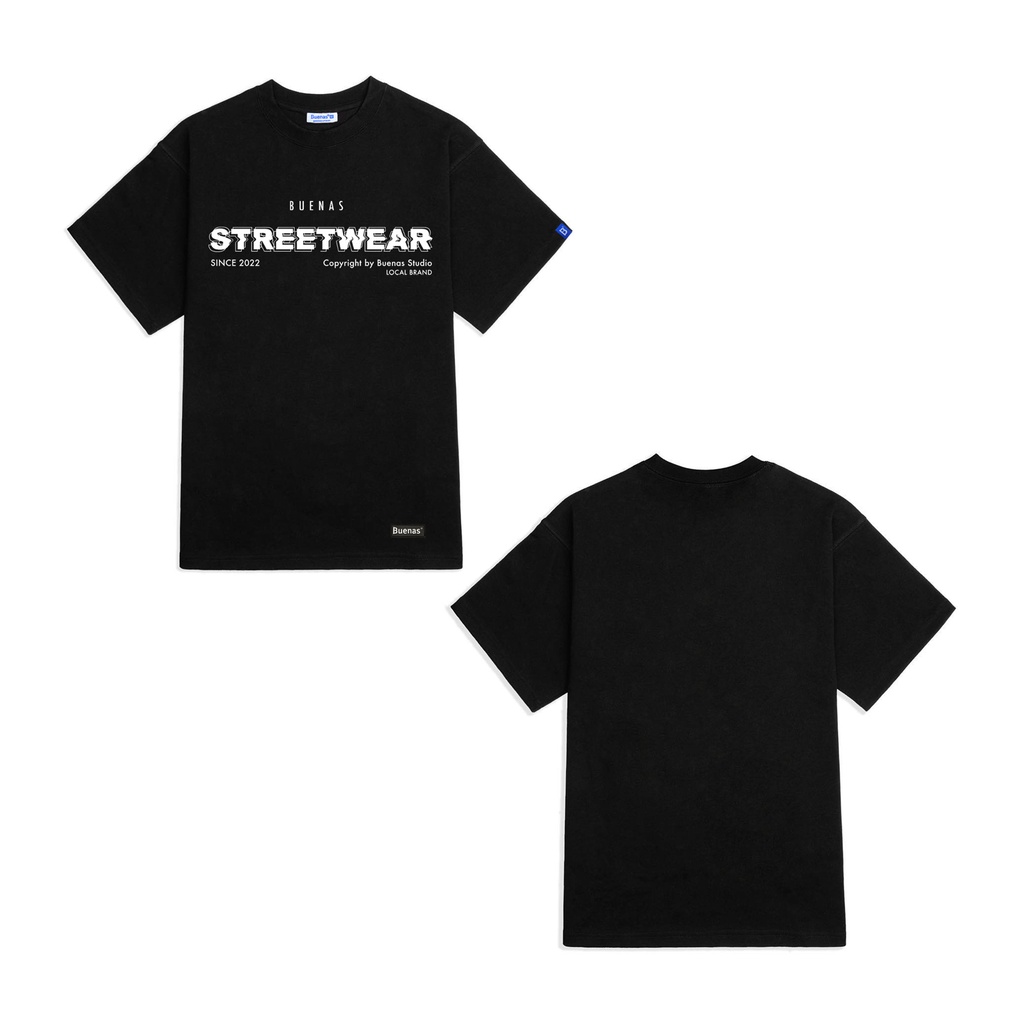 Áo thun local brand tay lỡ form oversize unisex cho nam nữ BUENASS - SWT07