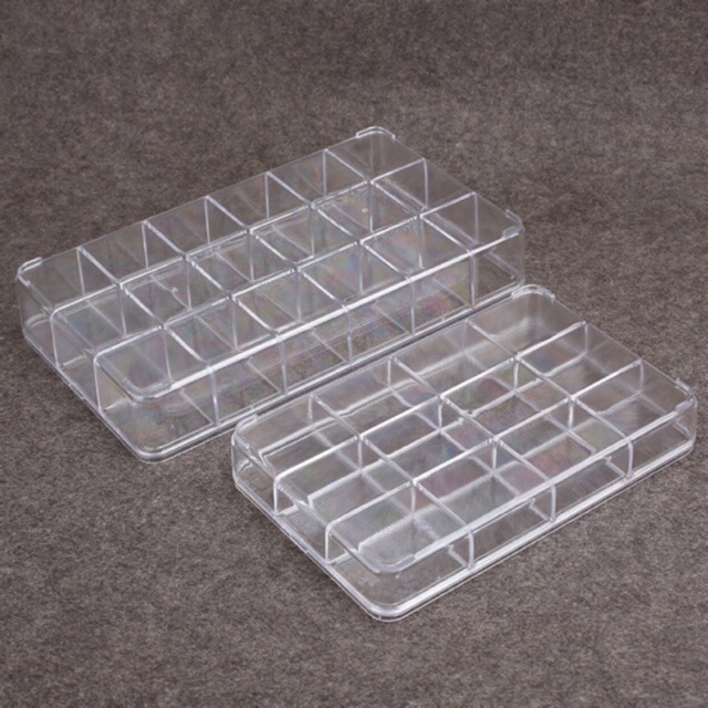 Khay mica đựng phụ kiện: 6 ô, 16 ô, 18 ô