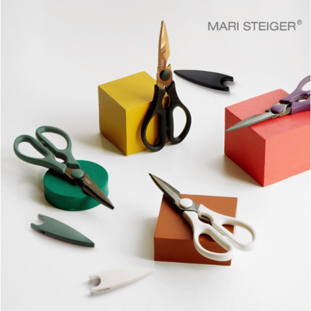 MARI STEIGER Lớp phủ titan Đa năng Kéo nhà bếp có thể tháo rời Kronos 4 màu Kéo văn phòng phẩm