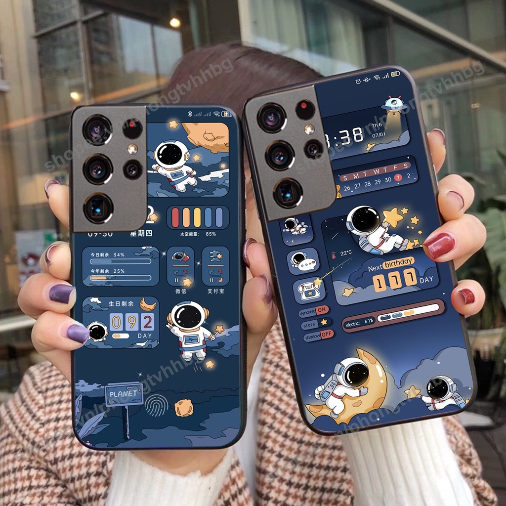 Ốp lưng Samsung S21 / S21 FE / S21 Plus / S21+ / S21 Ultra phi hành gia hoạt hình 3D cute giá rẻ