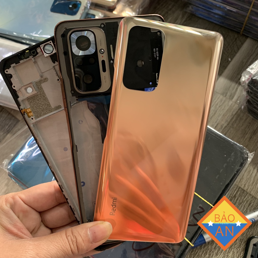 Bộ vỏ xiaomi note 10 pro 4g -có kính cam