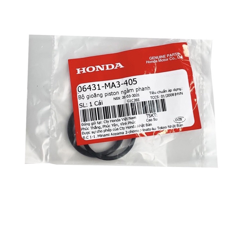Bộ phốt gioăng pít tông(piston) ngàm phanh HONDA LEAD 110 / SCR 110