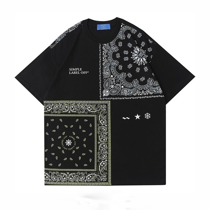 (ORDER) Áo thun hiphop họa tiết Bandana
