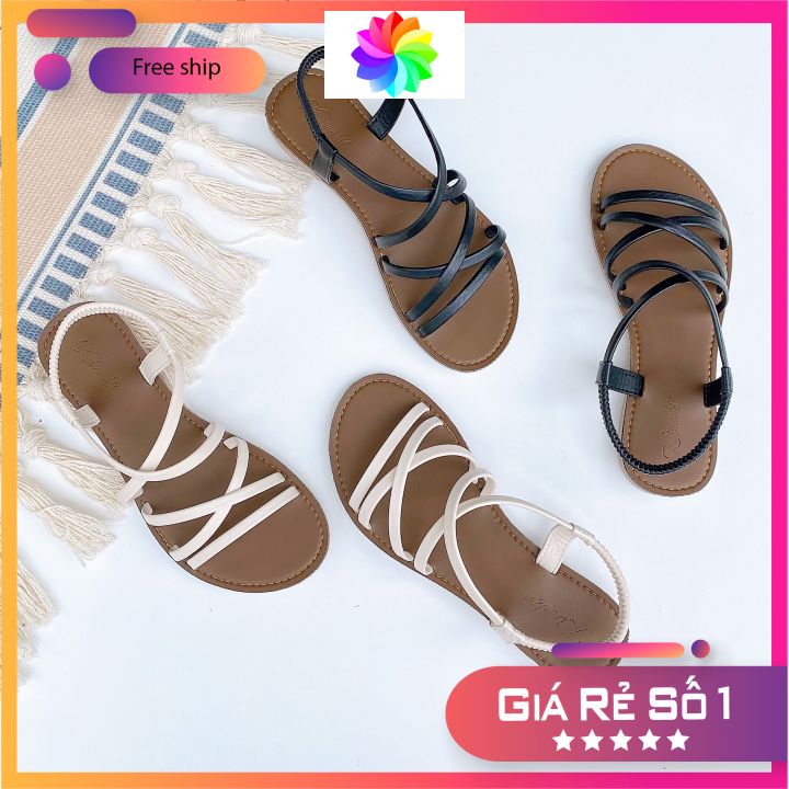 Giày Sandal chiến binh cao cổ dây chéo quai ngang giày xinh giá rẻ SX02