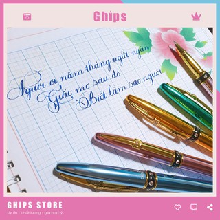 Bút Luyện Chữ Đẹp CG873 Bút Ngòi Kim Tinh Lá Tre Luyện Viết Nét Thanh Nét Đẹp Cao Cấp