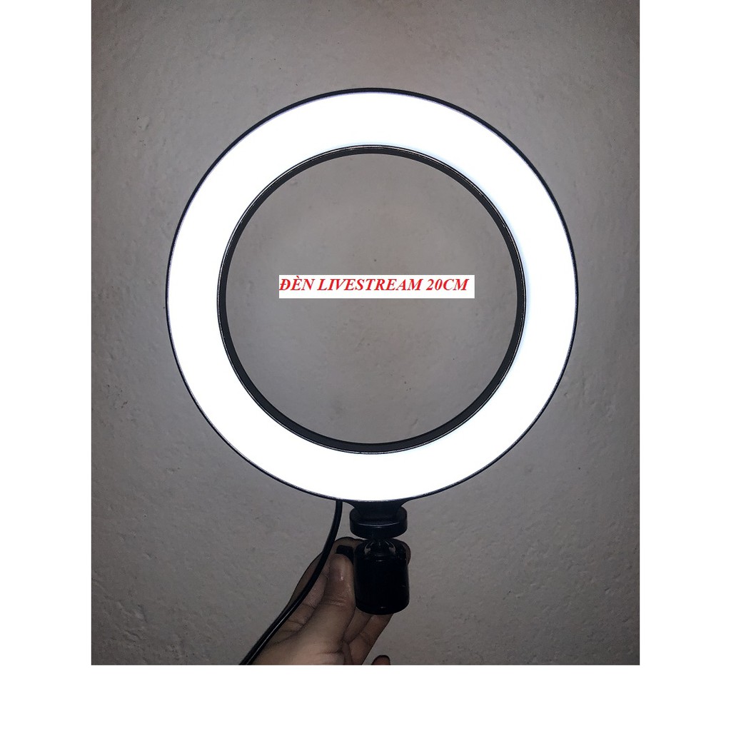 Đèn Led tròn LiveStream Ø 20CM ✓ Trang điểm ✓ Chụp ảnh ✓ Xăm nghệ thuật ✓ SIêu sáng ✓ Có nút chỉnh 3 chế độ sáng