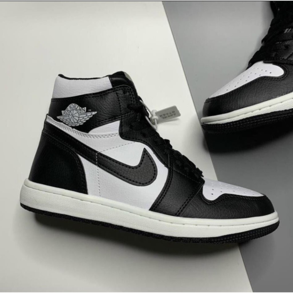 [Da nhăn11] Giày air Jordan panda, giày jordan đen trắng -Tomy store