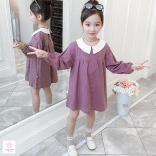 Đầm dài tay xinh xắn cho bé gái 1 tuổi (1 - 10 tuổi)  ☑️ Vay áo cho bé gái 2 tuổi☑️ đầm bé gái size đại 25kg, 30kg, 35kg