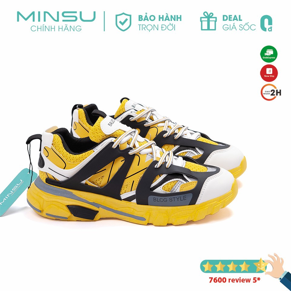 Giày Thể Thao Sneaker Nam BLCG STYLE MINSU M4301, Giày Bata Nam Phong Cách Hàn Quốc Đi Chơi Đi Học