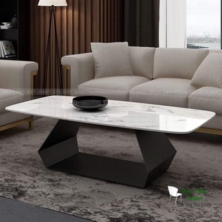 Bàn trà sofa mặt đá sang trọng, hiện đại cho phòng khách, bàn cà phê, bàn cafe bt 3006