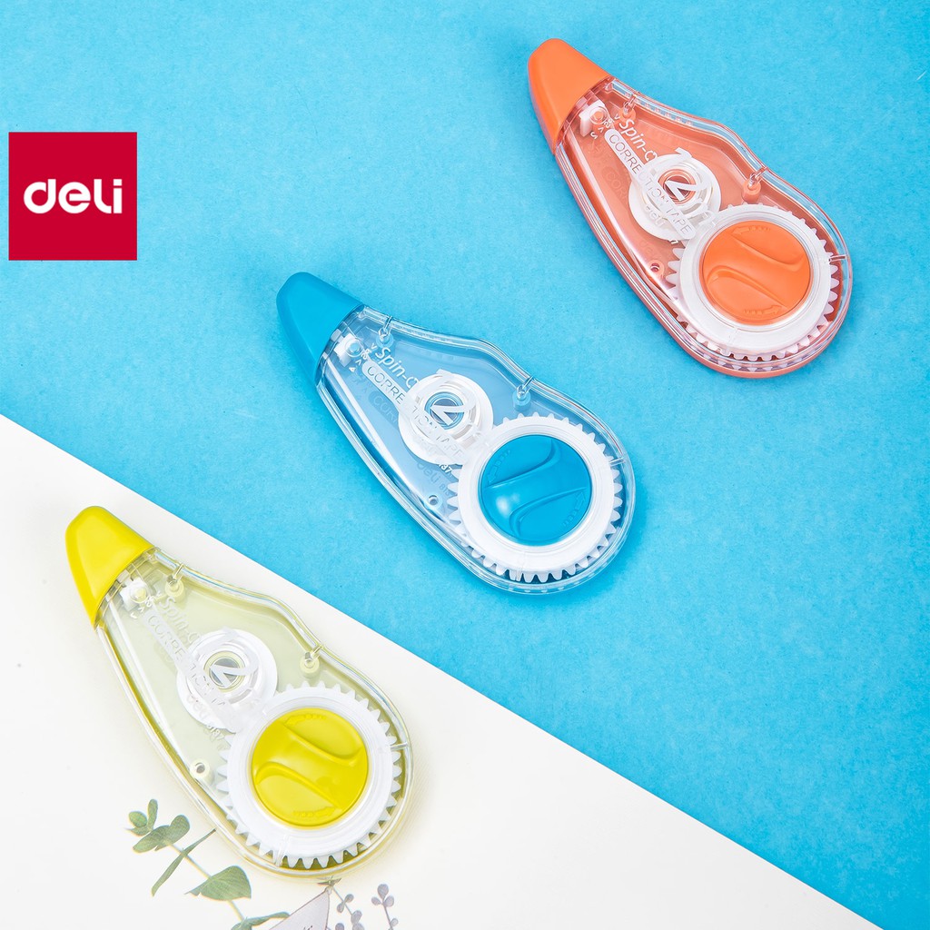 Bút Xoá Kéo Băng Xoá Giấy Xoá Nhanh Nét Xoá Không Bị Đứt Deli - Băng Xoá Kéo Học Sinh Văn Phòng Tiện Lợi Siêu Dài