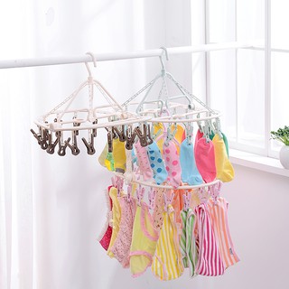 Móc Treo Quần Áo Hình Tròn Bằng Nhựa Tiện Dụng