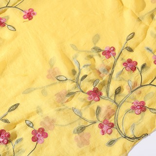 KH012 Khăn voan thêu 3D Spring cao cấp