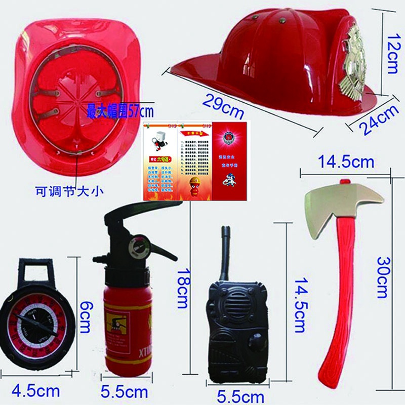 Bộ Đồ Hóa Trang Lính Cứu Hỏa Sam Vui Nhộn Cho Bé