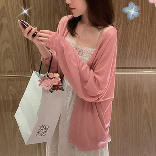 Áo Khoác Dệt Kim Thời Trang Hàn Quốc Dành Cho Nữ 210530